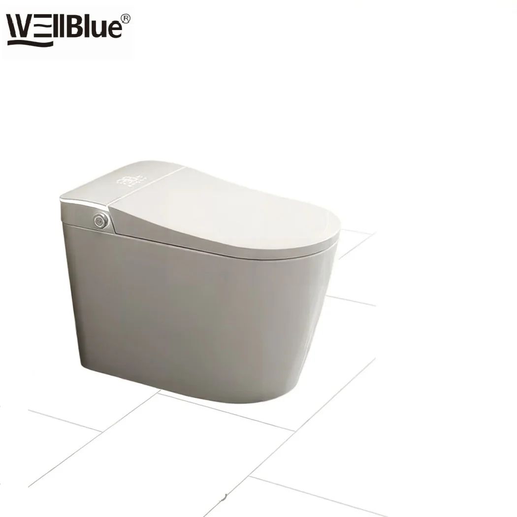 WC Intelligente Completamente Automatico, Senza Limiti di Pressione dell'Acqua, Coperchio Automatico Apri/Chiudi, Sedile Riscaldato, Telecomando, Bidet Elettrico