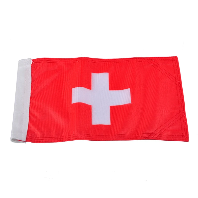 Switzerland Flag  Trunk Flag Pole Mount Bracket For Honda Goldwing GL1800 Tour 2018-2024 PANICAL Motorcycles Banner Decoration