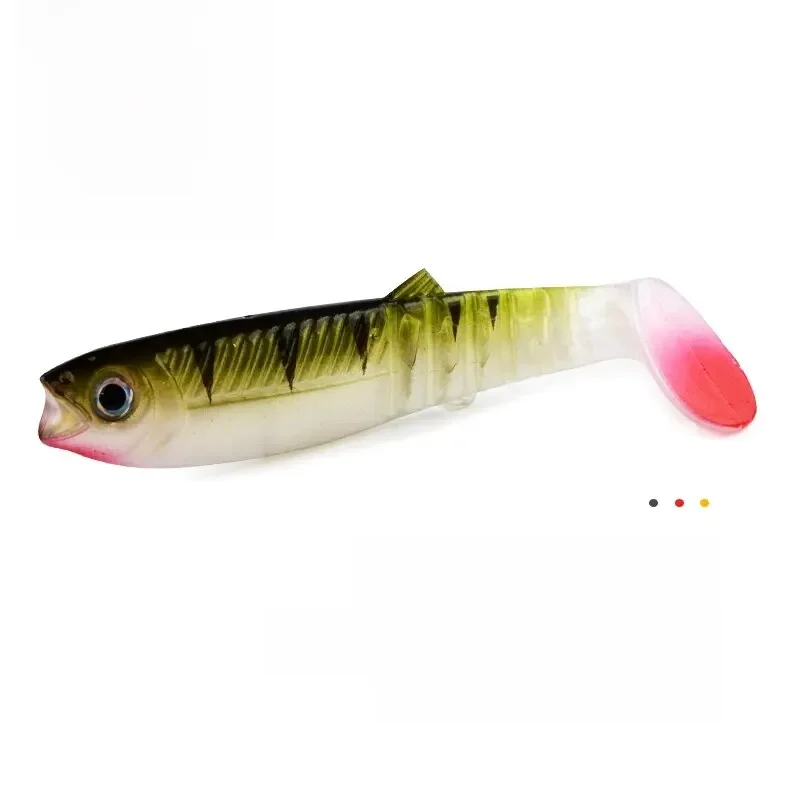 MEREDITH appâts cannibale 80mm 100mm 125mm leurres de pêche souples artificiels Wobblers pêche leurres souples Silicone alose ver appâts de bar