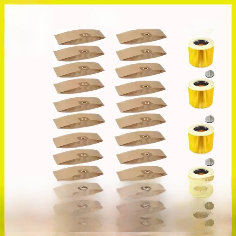 Replacement Dust Bag Hepa Filter For Karcher WD3 Premium WD3200 WD 3300 MV3 Accessories A2004 A2054 Vacuum Cleaner Spare Parts