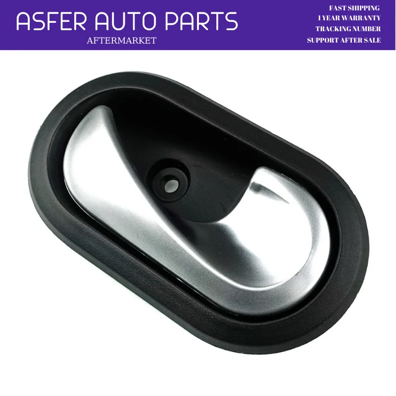 INSIDE DOOR OPENING HANDLE CHROME RIGHT LEFT FOR RENAULT MEGANE MK2 (2002-2008) CLIO (2005-2012) DUSTER OE 8200028486 8200028487