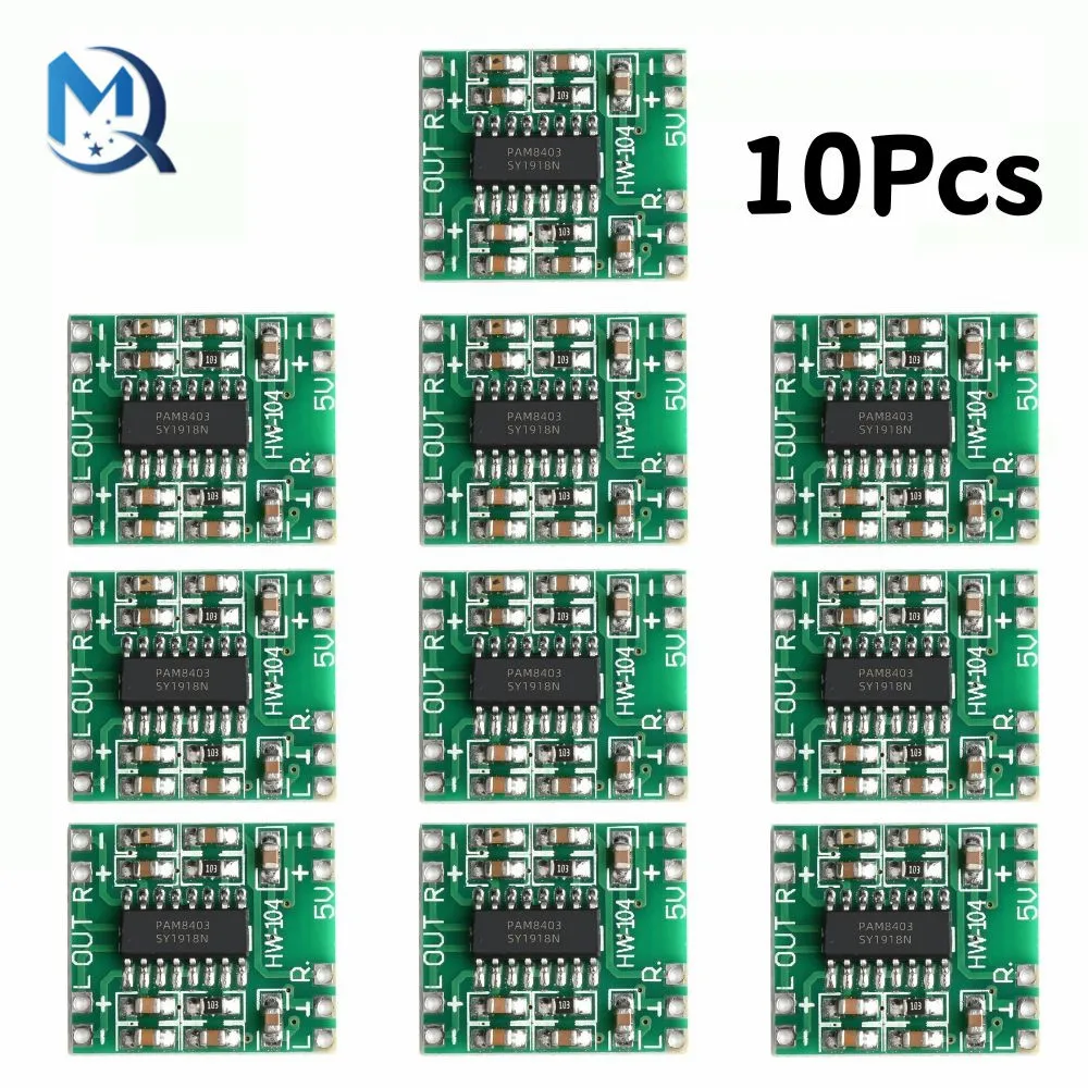 2.5v a 5v mini pam8403 placa de amplificador de potência 2 canais 3w classe d áudio alto-falante placa de amplificador de som para arduino