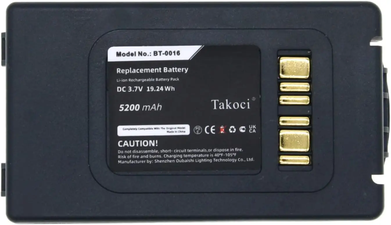 Replacement Battery for Datalogic  Skorpio X3, Skorpio X4 94ACC0046, 94ACC0048, BT-0015, BT-0016 3.7V/mA