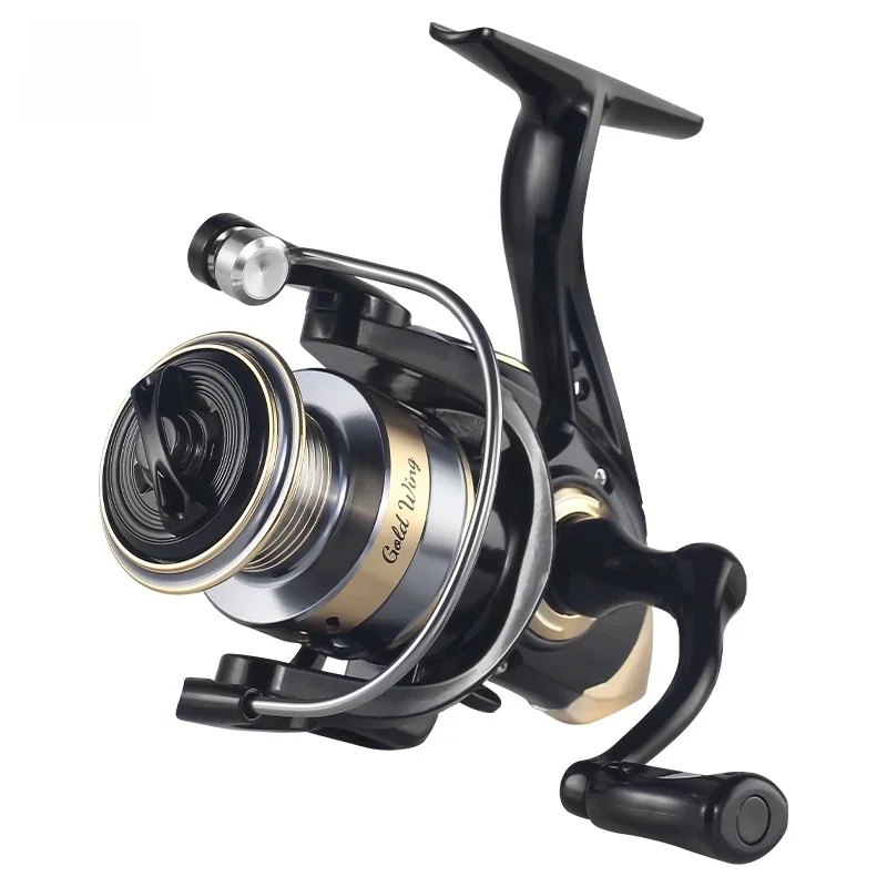 HAUT TON GoldWing 500-7000 Spinning kołowrotek metalowa szpula 5.2:1 4.7:1 przełożenie 13-26,5 funtów maksymalny opór do słodkowodnych słonowodnych — zdjęcie 2