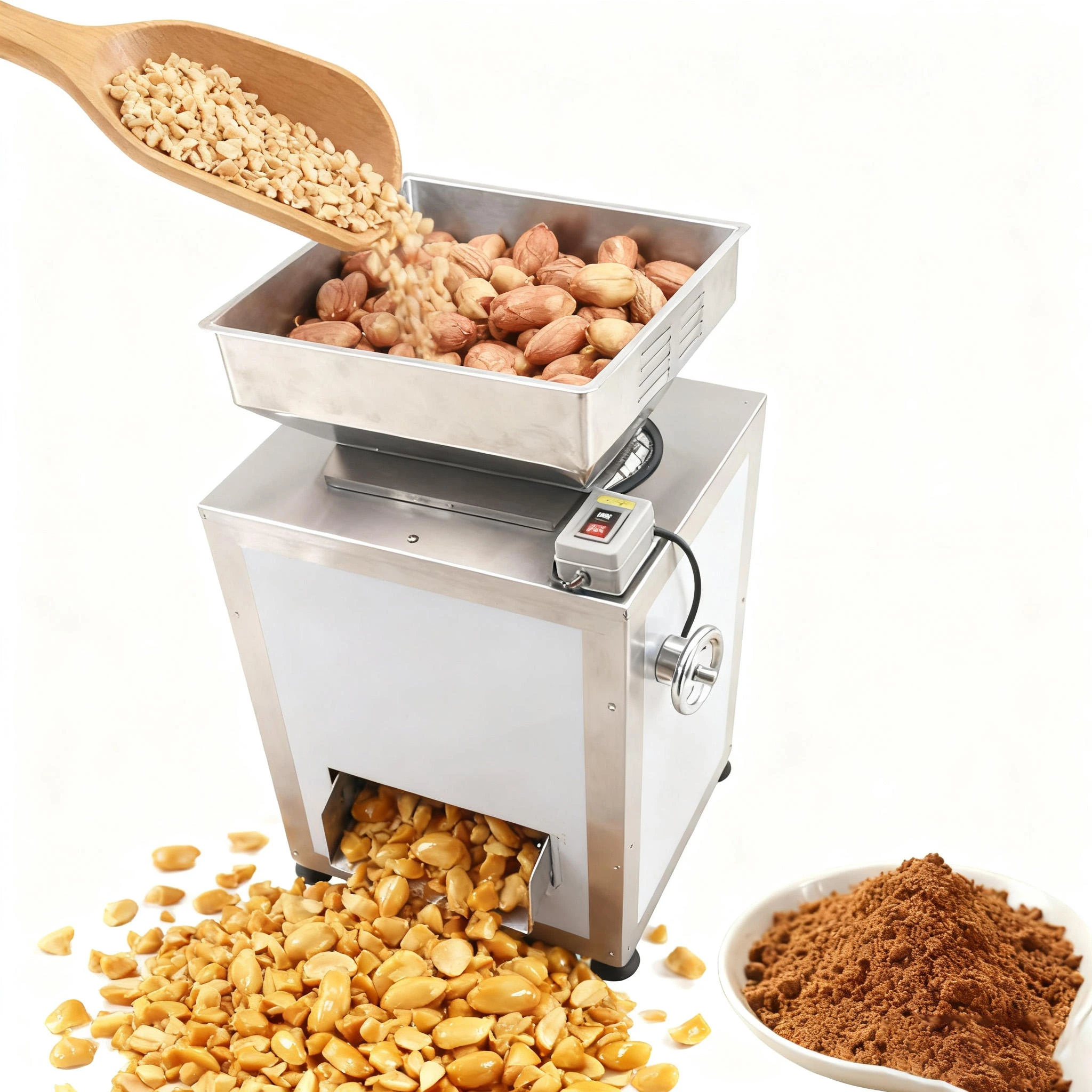 

High Quality Peanut Kernel Walnut Dicing Machine Roasted Nut Pistachio Cutting Machine Nut Chopping Crushing Machine
