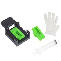 Universal DIY CISS Ink Cartridge Clamp Absorption Clip Pumping Ink Refill Tool With Syringe Needles Kits For Epson Canon HP