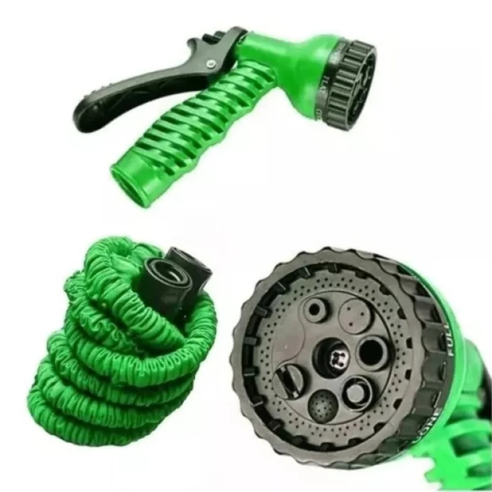 خرطوم حديقة مرن وقابل للسح ، خرطوم سحري مرن قابل للتوسيع ، 30 مترًا