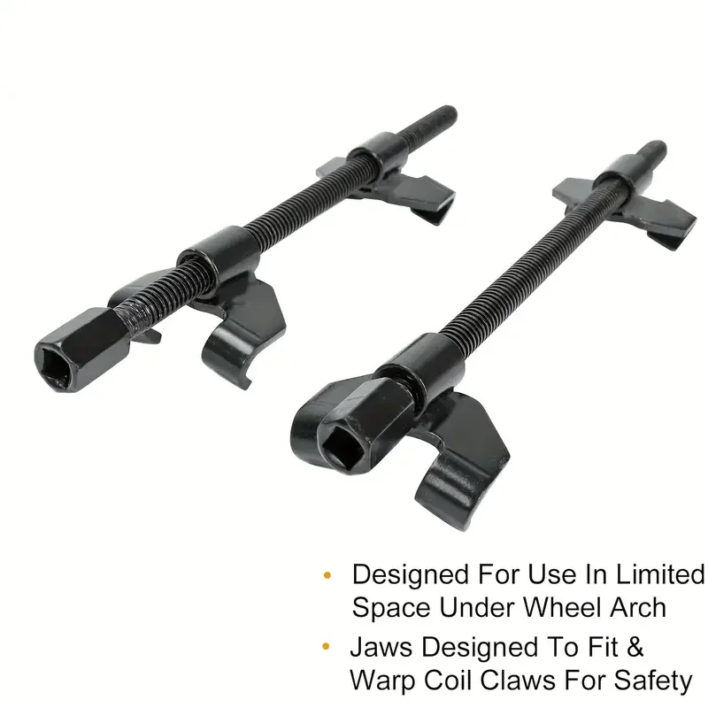 Shock Absorber Spring Compressor Tool Set, Claw Hook for Car Repair and Roll Removal, Manual, Special