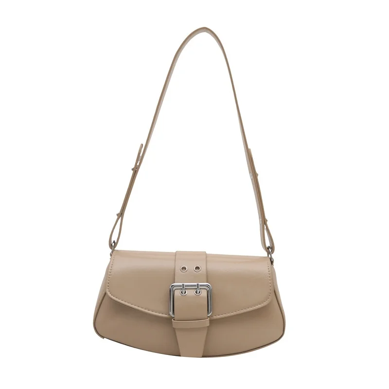 Einfarbig Leder Umhängetaschen Für Frauen Luxus Marke Unterarm Schulter Tasche Mode Trend frauen Designer Handtasche und Geldbörse