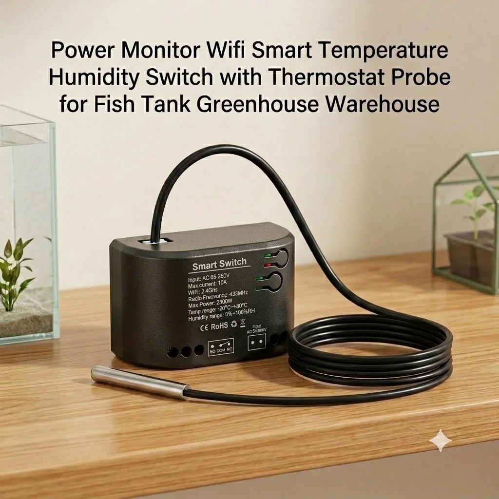 Wifi Smart Temperature Humidity Switch
