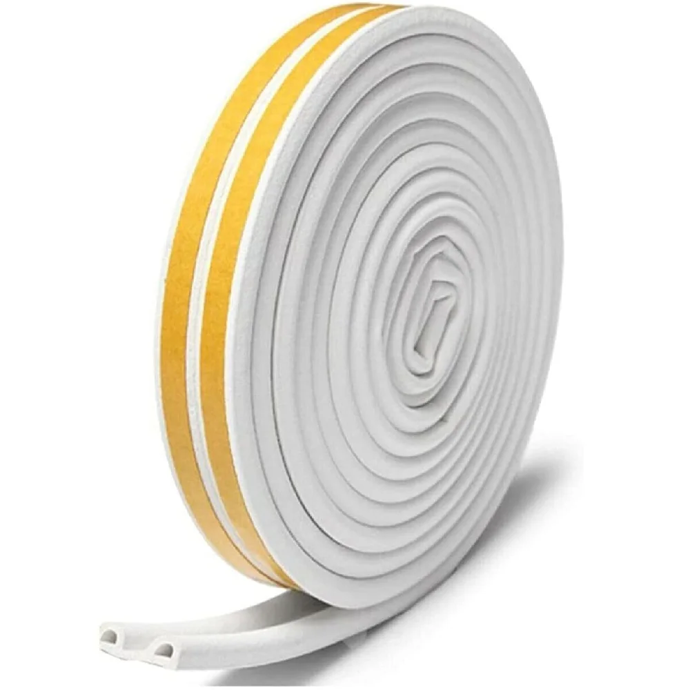 White Door Window Cold Insulation Tape Adhesive Seal 5x2=10 METERS