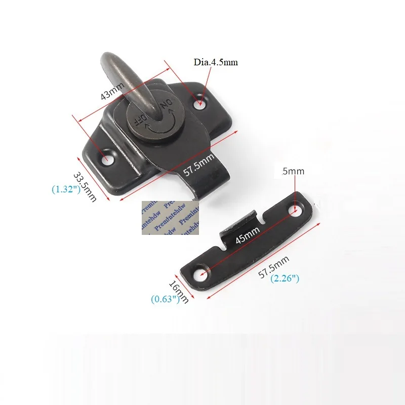 10Pcs Align-N-Lock Table Leaf Lock Springed Toggle Clip Latch Window Door Furniture
