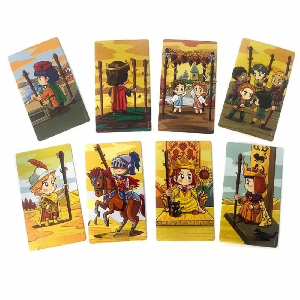 Jeu de cartes Fall Miss Tarot 12x7 cm