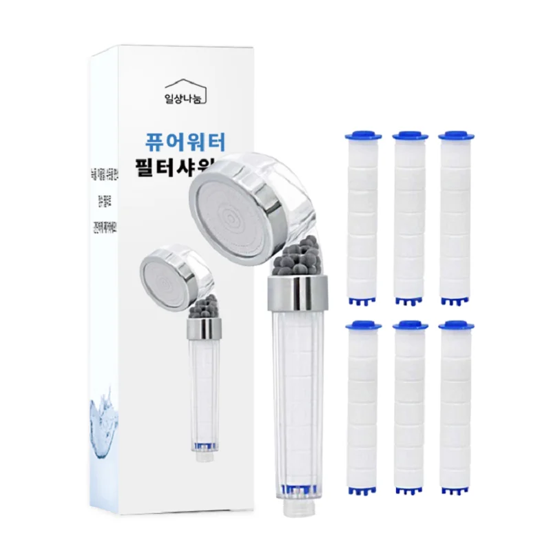 Daily Sharing Pure Water Filter Shower Set (1 head + 7p filter)