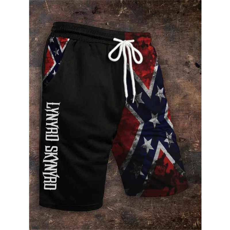 Shorts Rock Band Rebel pour hommes