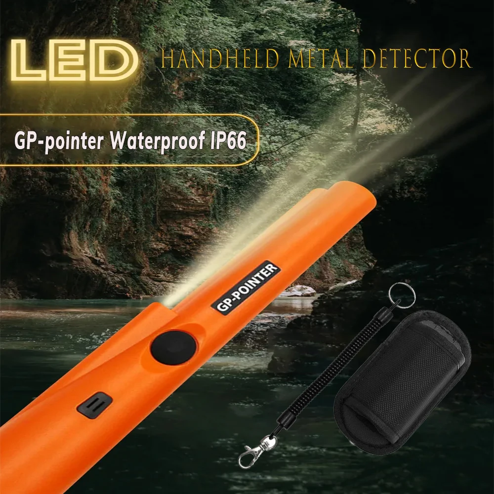Professional Metal Detector pointer pinpoint Waterproof Handheld Metal Detector for Metal Coin Gold