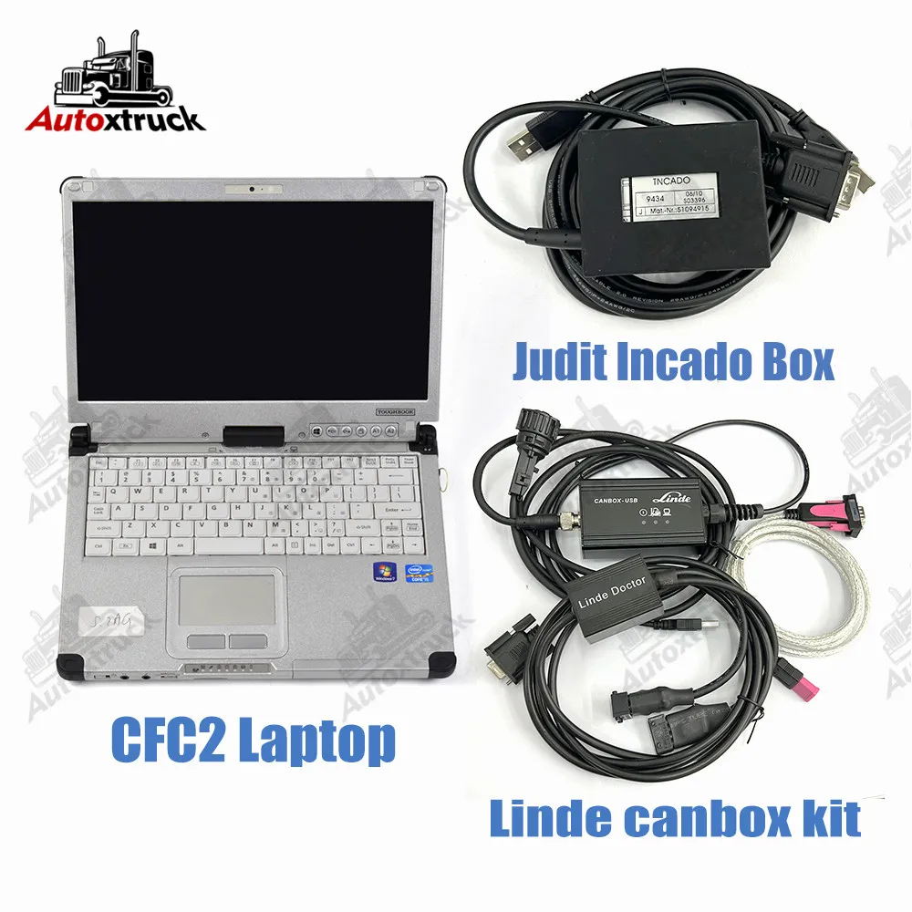 Forklift CF C2 Laptop for Jungheinrich Judit Box Incado Pathfinder Linde canbox doctor Truck Diagnosis Scanner Tools