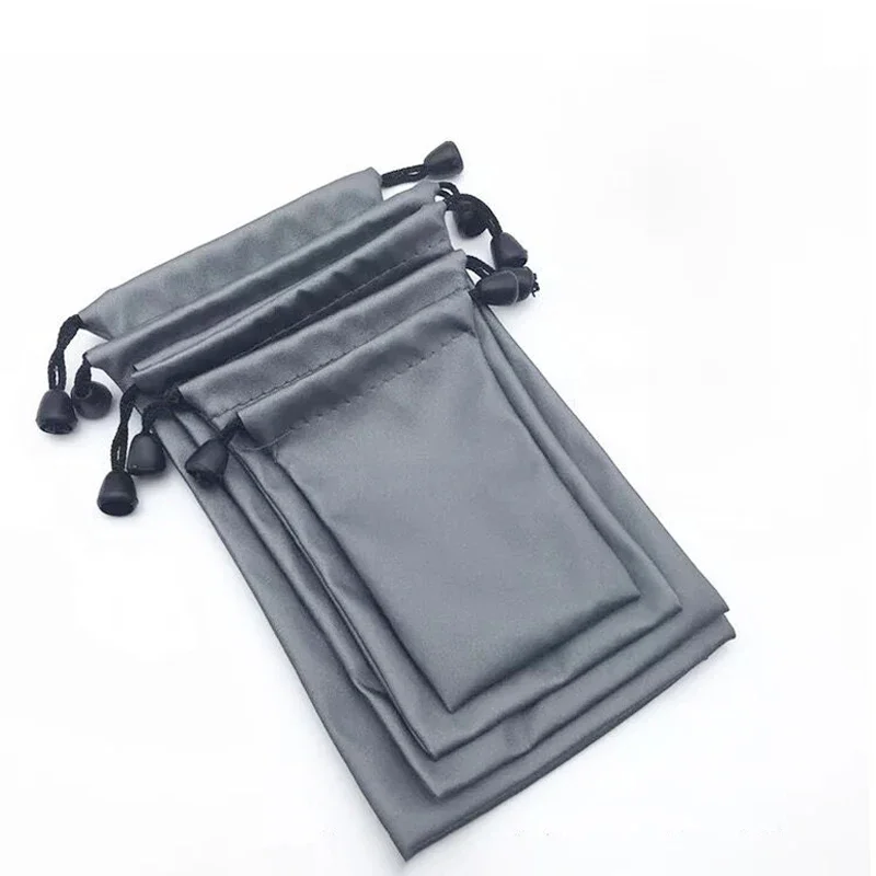 Sac à cordon étanche, pochette pour câble de données pour casque, sacs anti-poussière, sac de rangement pour pièces de monnaie, écouteurs, étui de transport Mp3, rangement pour lunettes et écouteurs