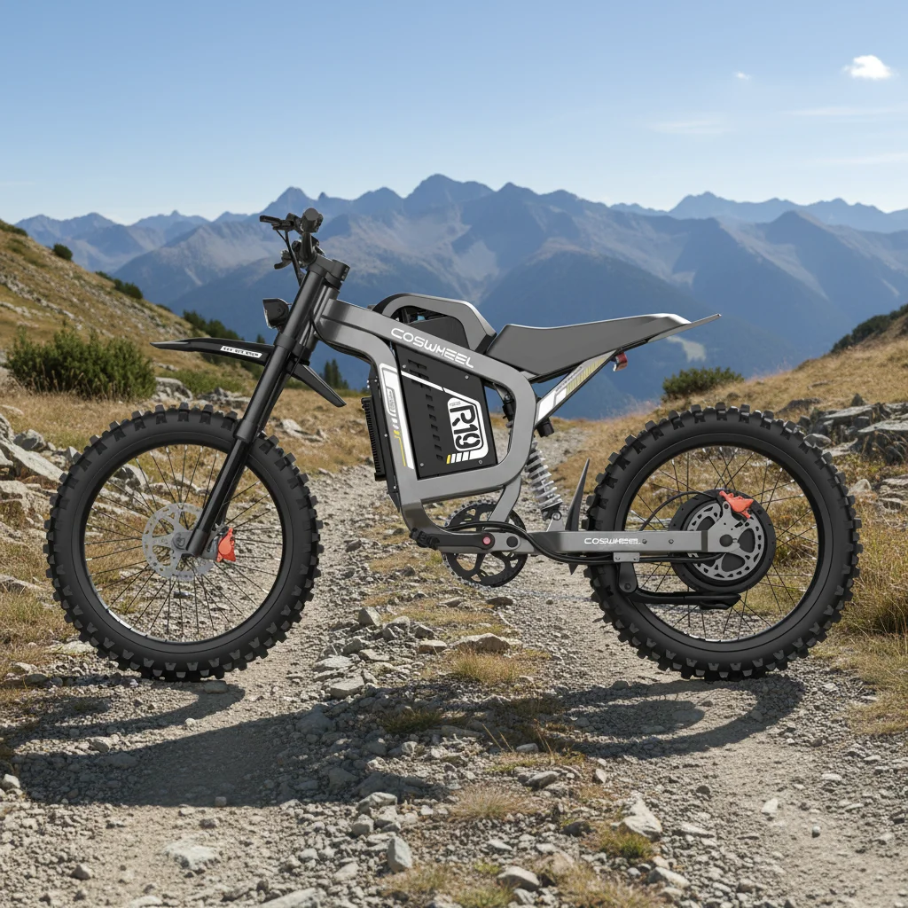PROMO SALES FOR BUY 2 GET 1 FREE Coswheel R19 off Road Electric Bike Aluminum Alloy Frame 7 Speed 19X2.75 Tire Disc Brake LCD Display