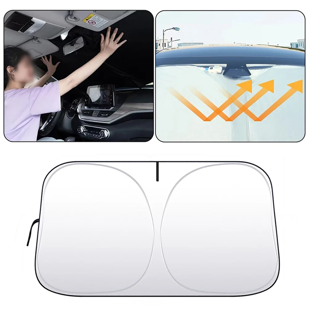 Car Windshield Sunshade Accessories Sun Visor Protector For VW Volkswagen T-Roc 2017 2018 2019 2020 2021 2022 2023 2024 2025