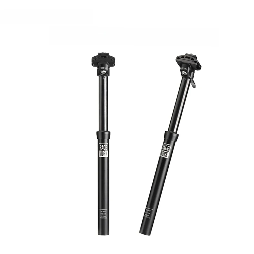 AliExpress NONE RACEWORK MTB Dropper Seatpost 27.2/30.9/31.6mm Hand Control Hydraulic Height Adjustable Mountain Road Bike Seat Post