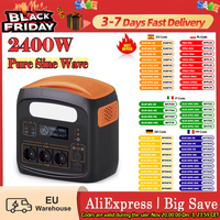 Necespow N1200 Portable Power Station 1100.25Wh Lifepo4 Battery 3*1200W Ac Outlets (2400W Peak) 50Hz Pure Sine Wave