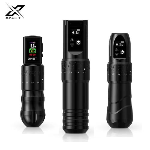 XNET-máquina de tatuaje inalámbrica de carrera ajustable, pluma T1/F2, Motor personalizado, maquillaje, microplasty, nuevo para principiantes, arte de tatuaje