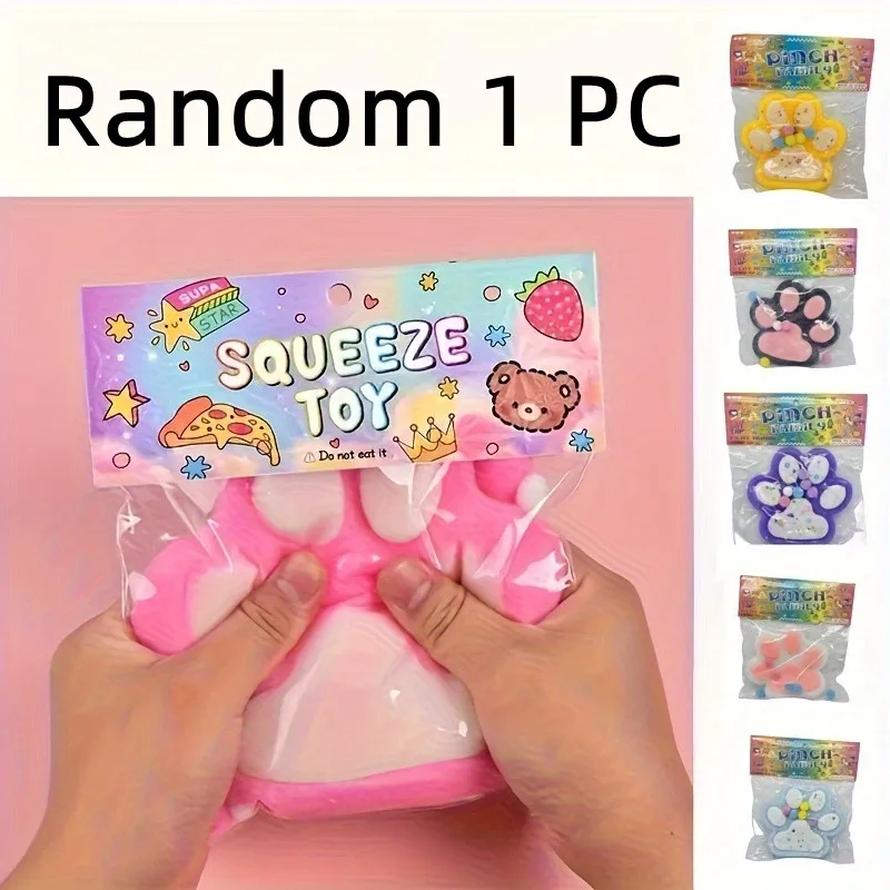 

[Giant Cat Paw Fidget Squish Toy] Giant 5.17" Cat Paw Taba Squishy Toy - Super Soft, Fidget for Birthday & Christmas Gifts, Part