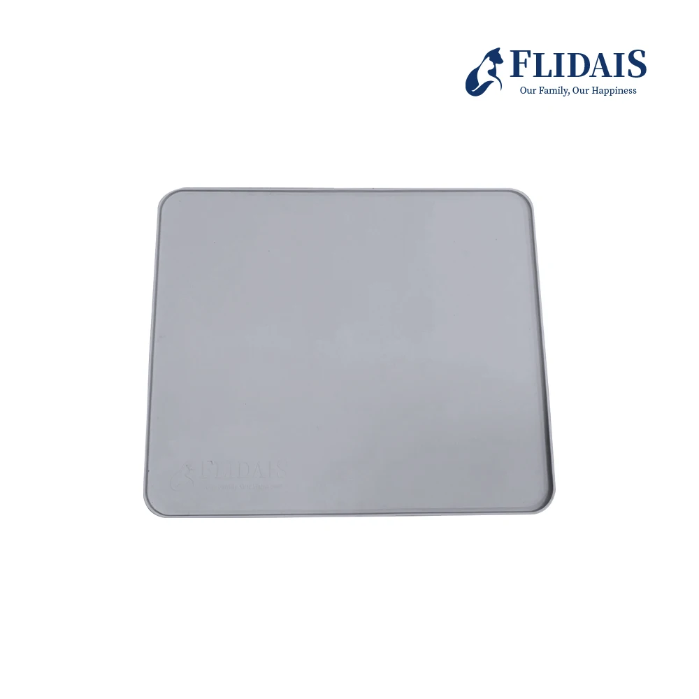 Plydas Sticeling Silicone Litter Mat Non-Slip Litter Gray