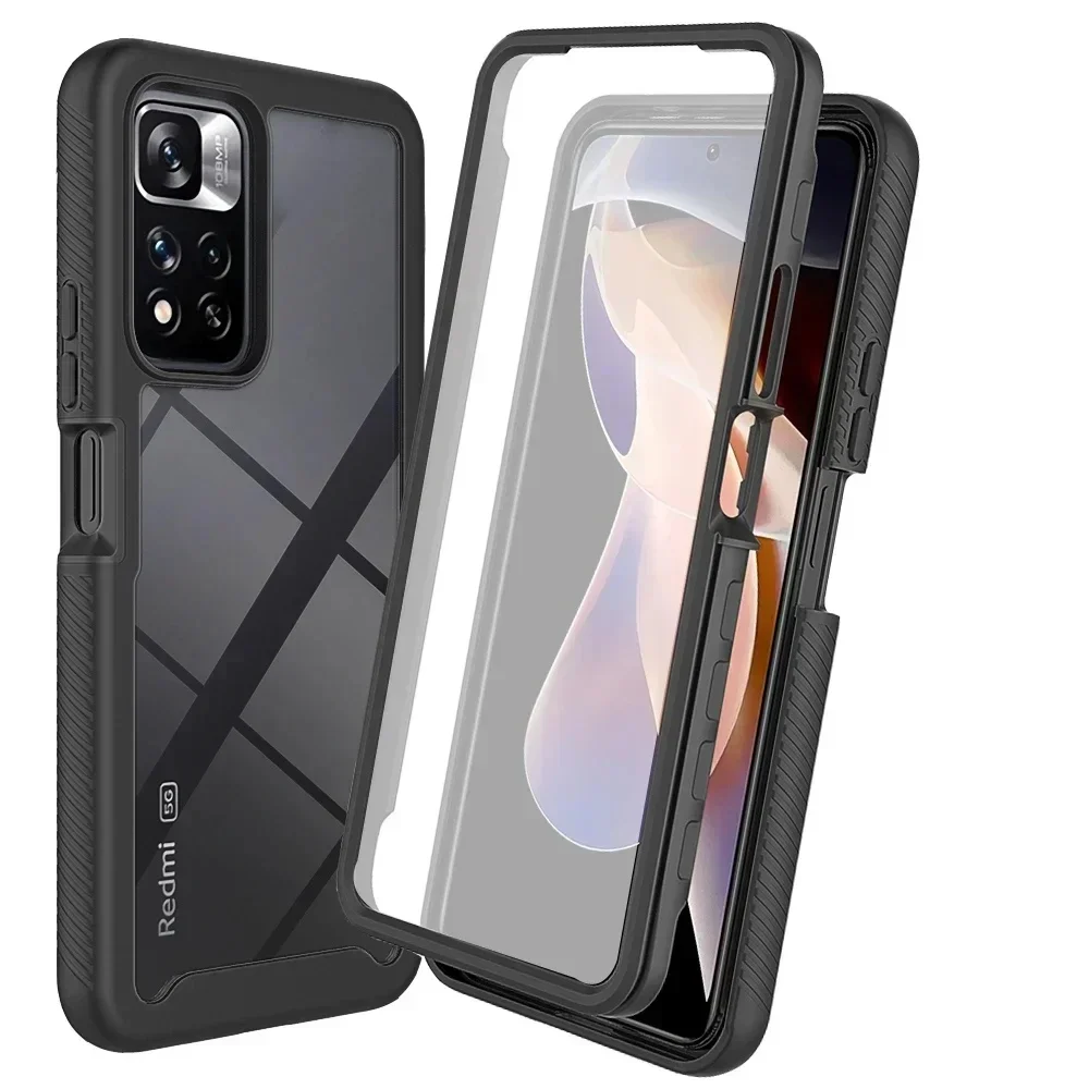 Dla Redmi Note 11 Pro Plus odporna na wstrząsy folia 360 ochrony kryształowego tylnego panelu Xiaomi Redmi Note 12 S 13c 11s 12c 12 s 12r 13 5G — zdjęcie produktu 7