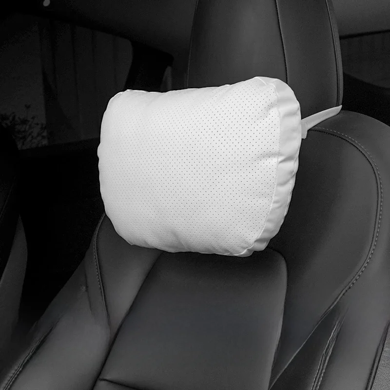 Car Headrest Neck Pillow Auto Car Neck Cushion Memory Foam black Breathable Head Support Rest Protector Automobiles Interior