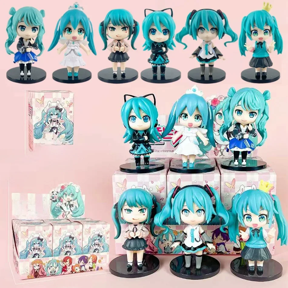 Neue Hatsune Miku Q Version Serie Cinnamoroll Piapro Erste Generation Blind Box Kind Spielzeug Sammlung Geschenk Geburtstag Geschenk