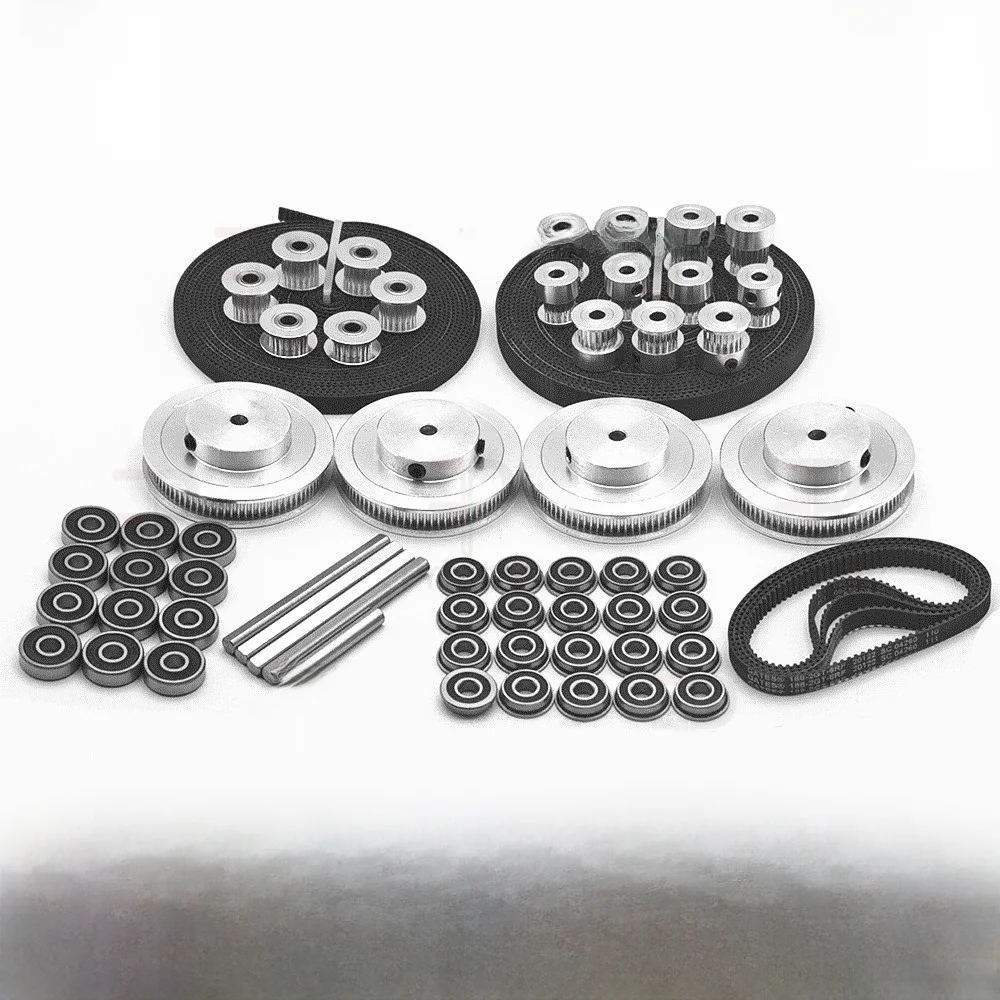 Voron 2.4 Set Motion Onderdelen 2GT Distributieriem 2GT 16T 80T 20T Tand Katrol 188-2GT Shaft Bearing 625 F695 2RS - afbeelding 2