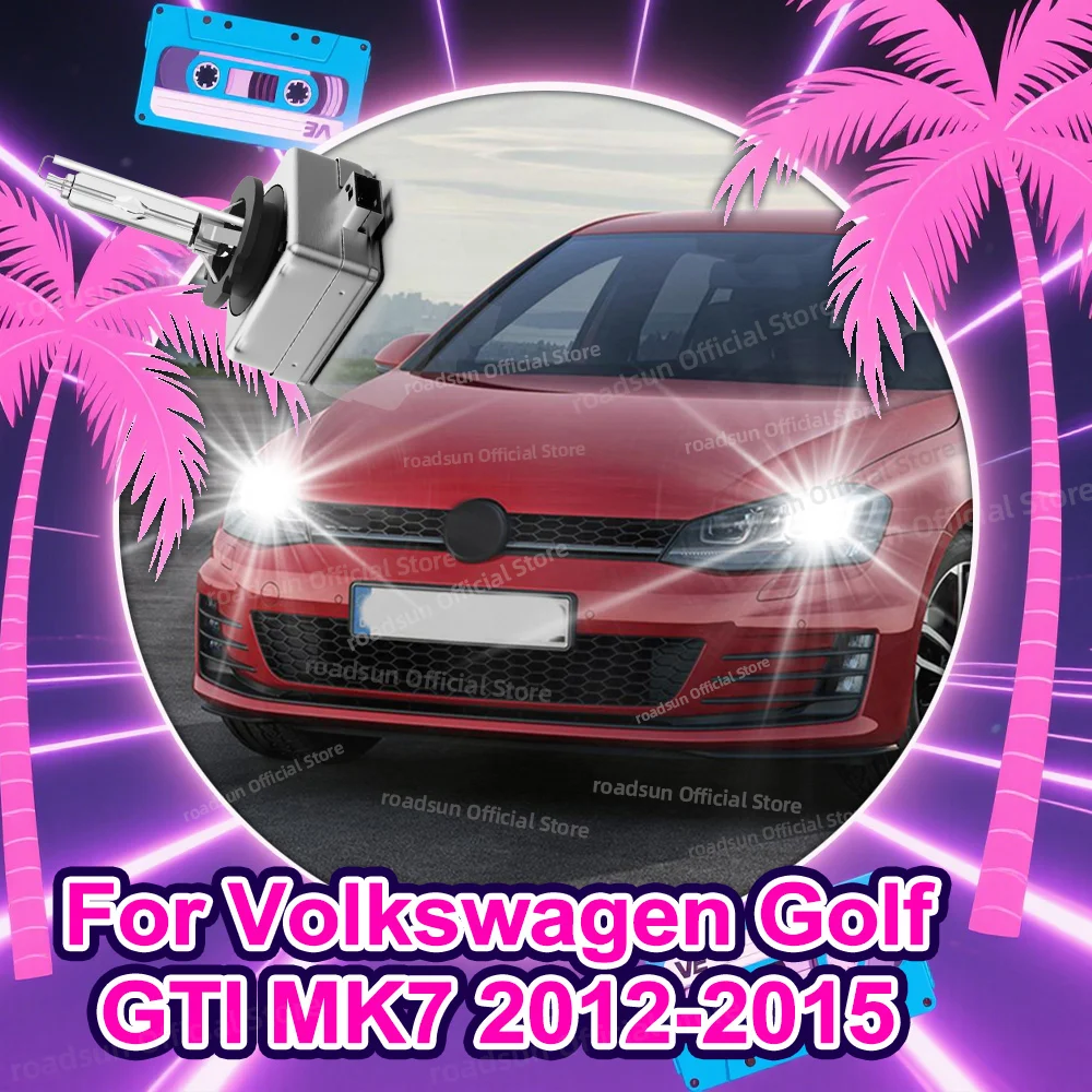 

35W D3S Xenon Bulbs HID Lamp 6000K Light for Volkswagen Golf GTI MK7 2012 2013 2014 2015
