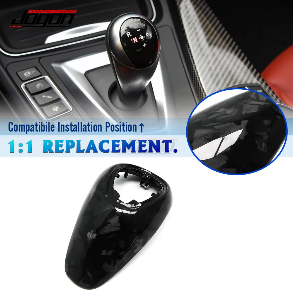 Carbon Fiber Gear Shift Knob Cover Gearshift Shifter Sticker For BMW M2 F87 M3 F80 M4 F82 M5 F83 F10 F85 X5M F86 X6M F12 F13