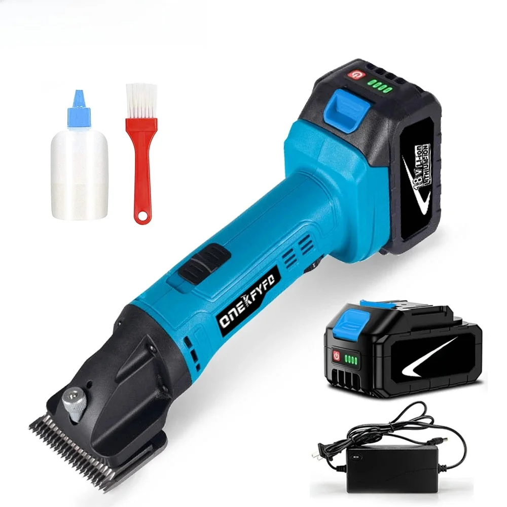 Makita – tondeuse à chevaux électrique professionnelle, Kit de toilettage pour chevaux, 6 vitesses, coupe de cheveux pour bétail, batterie 18V