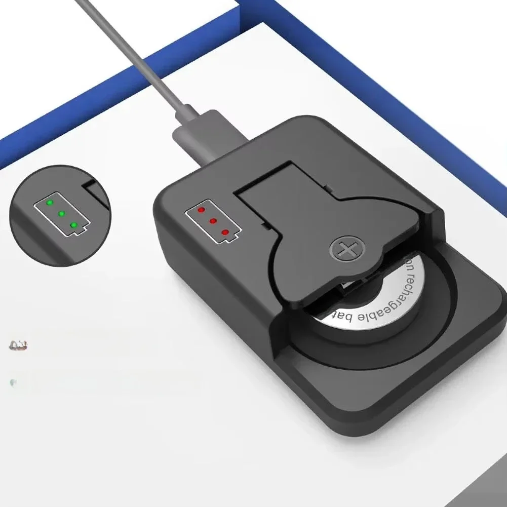 Chargeur de batterie bouton avec indicateur LED, chargeur Portable universel pour LIR2016 LIR2025 LIR2032, accessoires