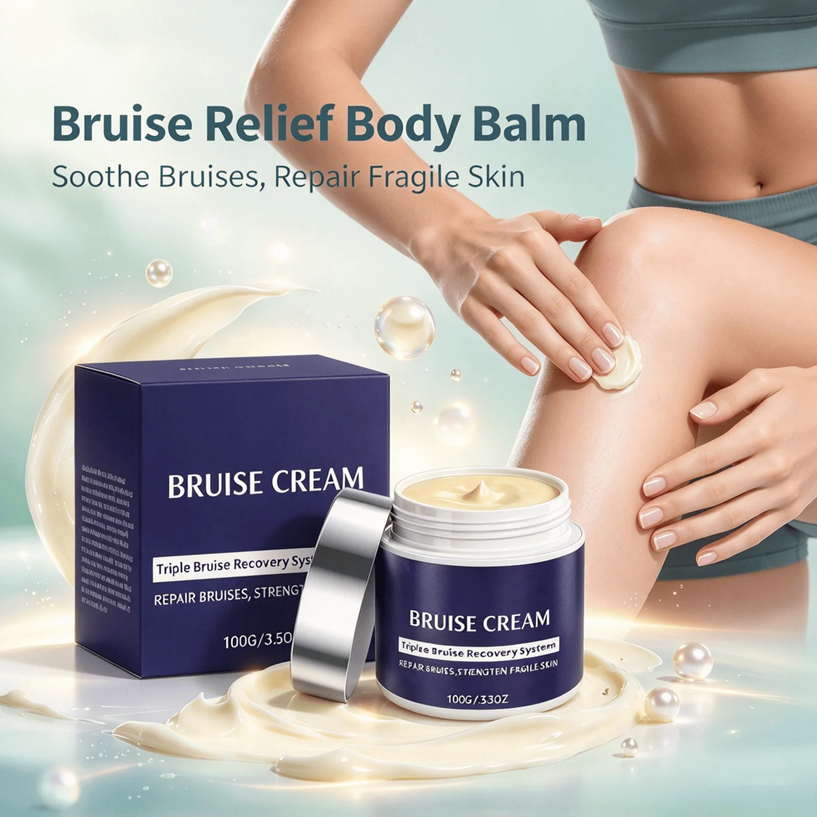 Bruise Cream Arnica Extract Soothes Skin Maintains Stability Supports Renewal Improves Appearance Strengthens Fragile Tissue Hydrates Calms Irritation Body Balm