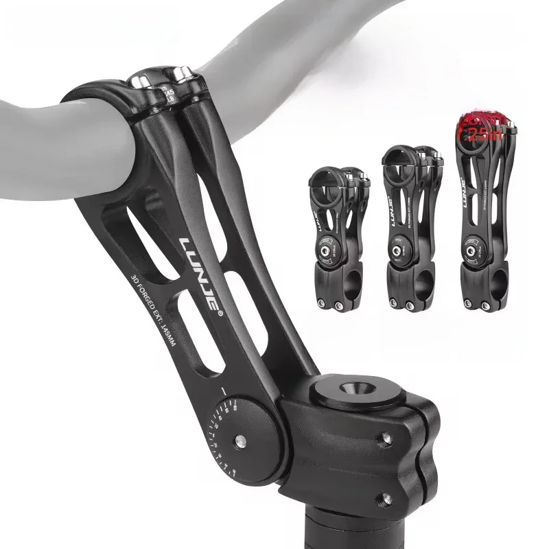 AliExpress NONE MTB Handlebar Stem 31.8mm Bicycle Power Stem Road Mountain Bike Table Adjustable Stem Cycling Bridge Rod 90/110/130MM Bike Parts