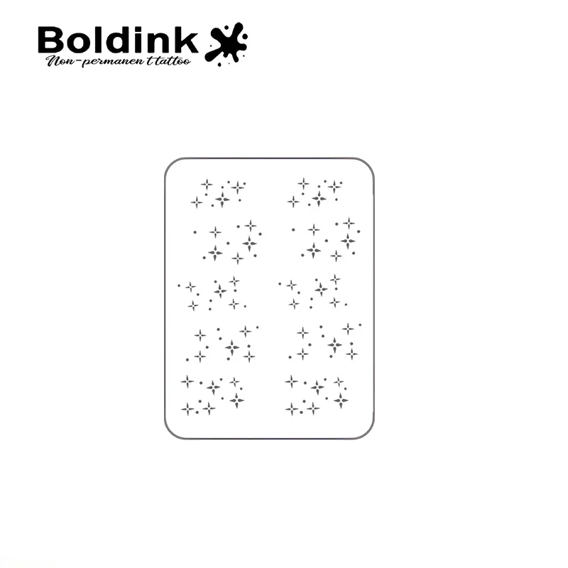Tatouage Temporaire Etoiles, Dure Jusqu'à 15 Jours, Autocollant Semi-continu, Étanche, Nouvelle Technologie Magique