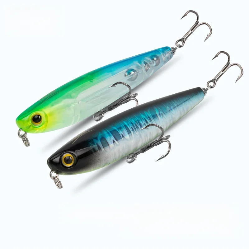 Przynęty wędkarskie Kingdom Topwater Pencil 60mm 5.6g 90mm 11g Walking Dog Swimbaits Pływające sztuczne twarde przynęty na okonia szczupaka — zdjęcie 2