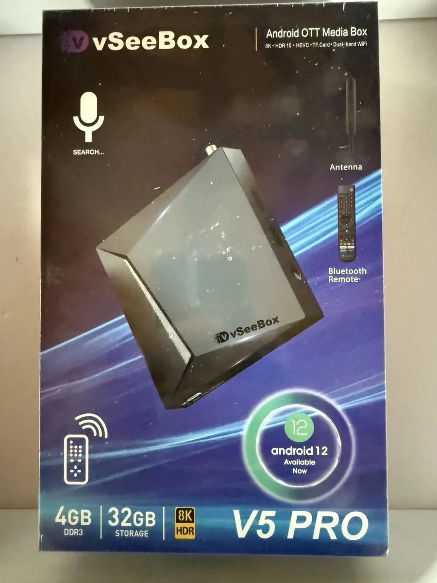 

Абсолютно новый! Купи 3 — получи 2 бесплатно! Медиаплеер VSee V5 Professional 2025 на Android 12, с голосовым пультом и разрешением 8K