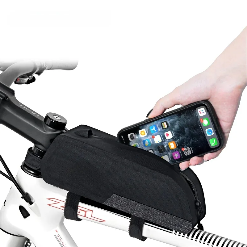 AliExpress riderace RIDERACE Bicycle Top Tube Bag Portable TPU Rainproof Waterproof MTB Gravel Bike Handlebar Front Bag Road Cycling Accessories