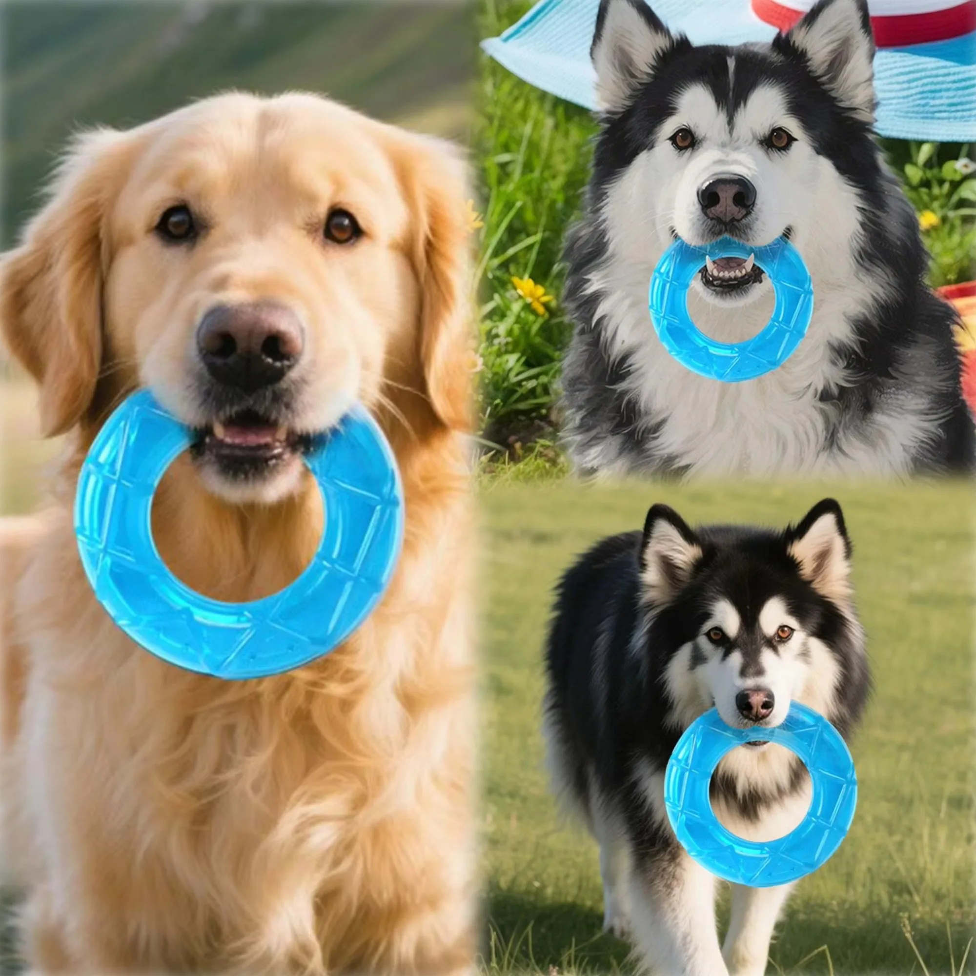 Palo de hielo para perros, juguete para paletas para mascotas, alivia el calor, suministros para mascotas, juguete de enfriamiento para perros pequeños y medianos, adiestramiento al aire libre, 1/2/3 Uds. ﻿