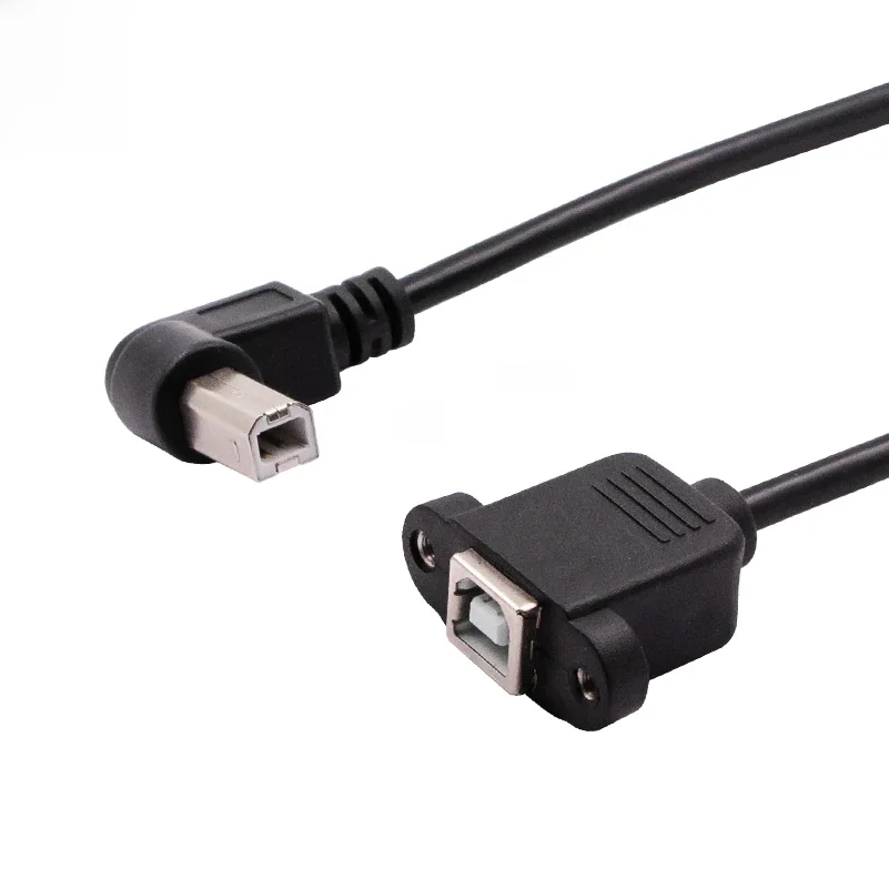 Câble de synchronisation d'extension de montage sur panneau d'imprimante USB Type B mâle vers USB B femelle, 30CM 50CM, 1 pièce