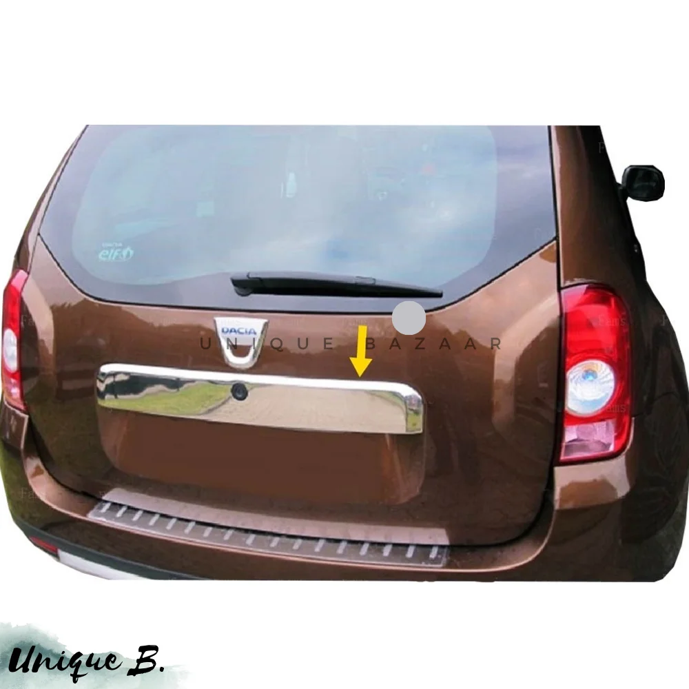 For Dacia Duster Chrome Luggage Lid 2010-2018 Stainless Steel Design Exterior Car Accessories Parts Styling Moulding