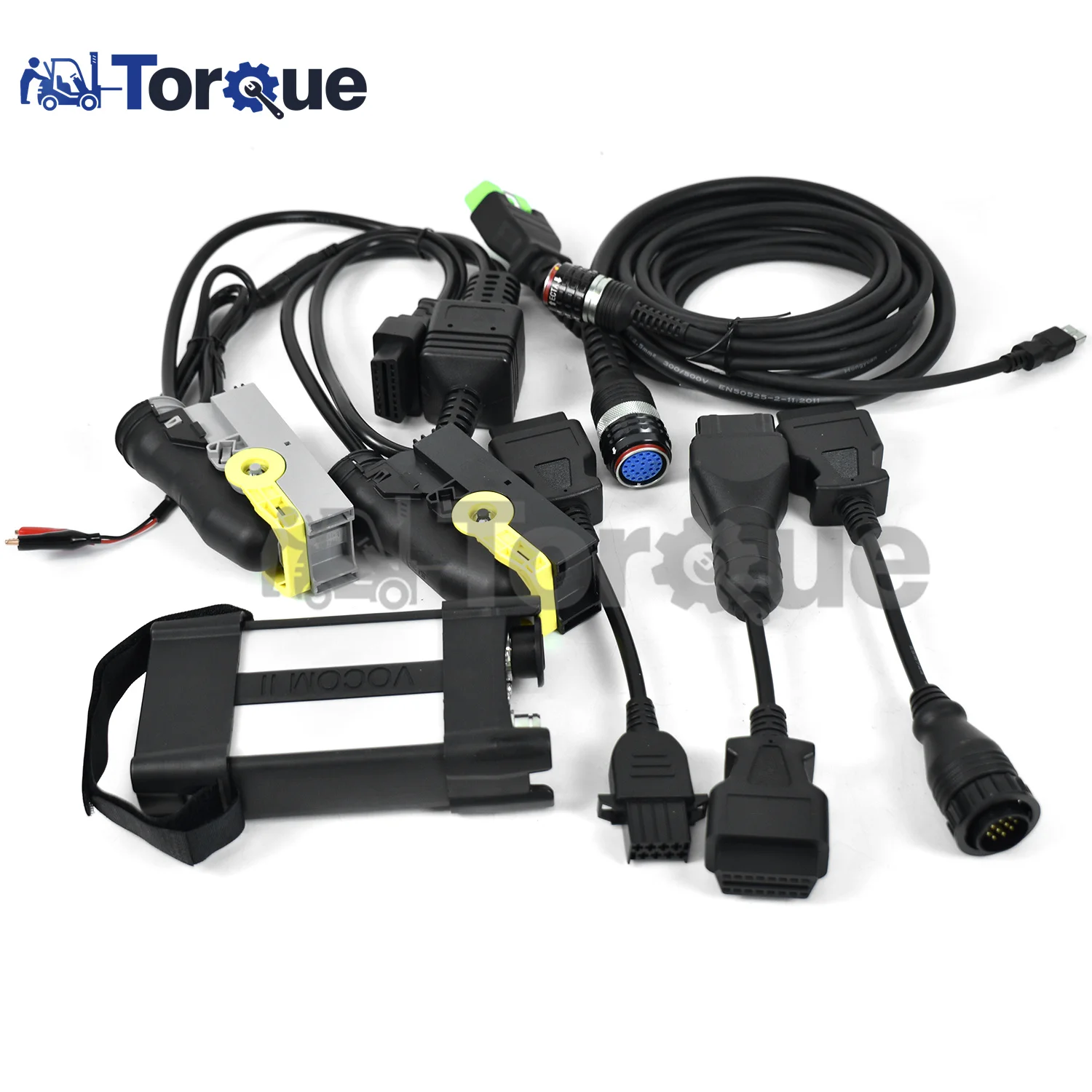 for vocom II ecu test cable For VOCOM2 88890400 ECU programming for Renault UD/Mack excavator Diagnostic Tool