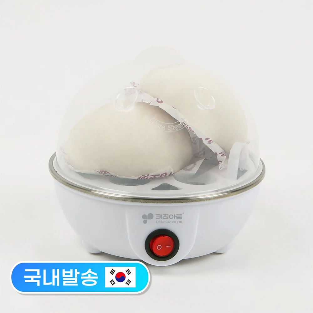 Kette فن بخار البيض ، بخار صغير ، بيض الملفوف والخبز ، 7 إيقاف تشغيل تلقائي ، 10 دقائق