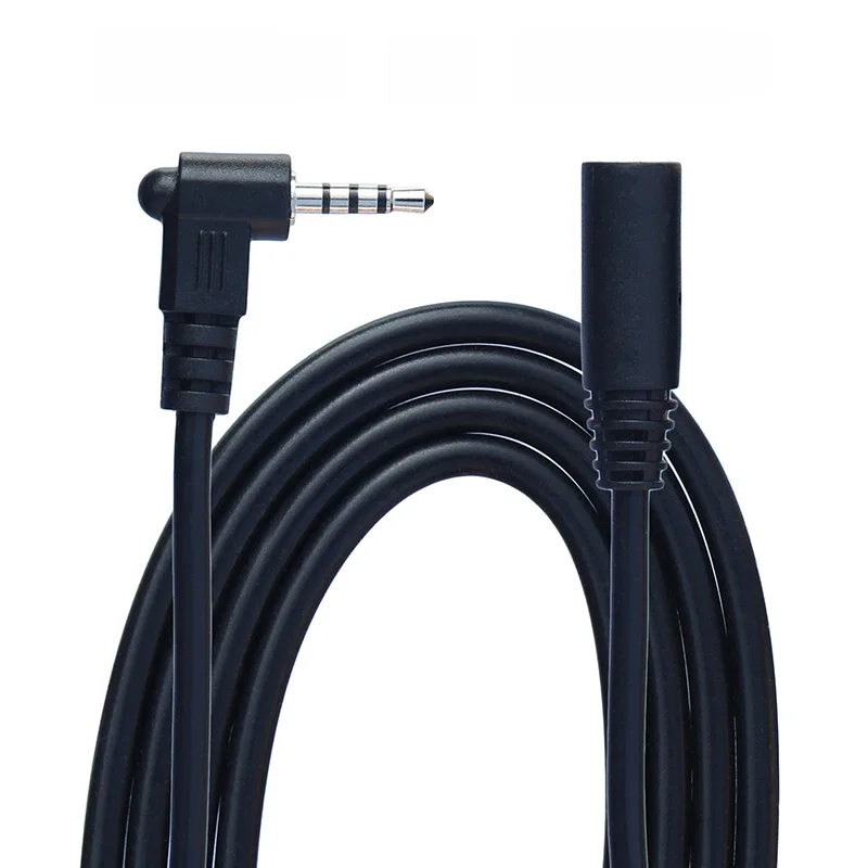 1M 2M 3M 4M 5M 4-biegunowy stereofoniczny kabel audio 2,5 mm męski na żeński Jack 90 pod kątem prostym do samochodu — zdjęcie produktu 7