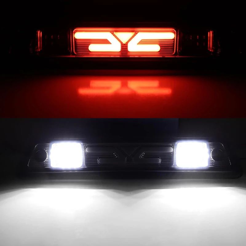 1PC Black-Out Lens C-Wing Full LED High Mount Third Brake/Clearance Light Assembly For Ford 2009-2014 F150 (Excluding Raptor)